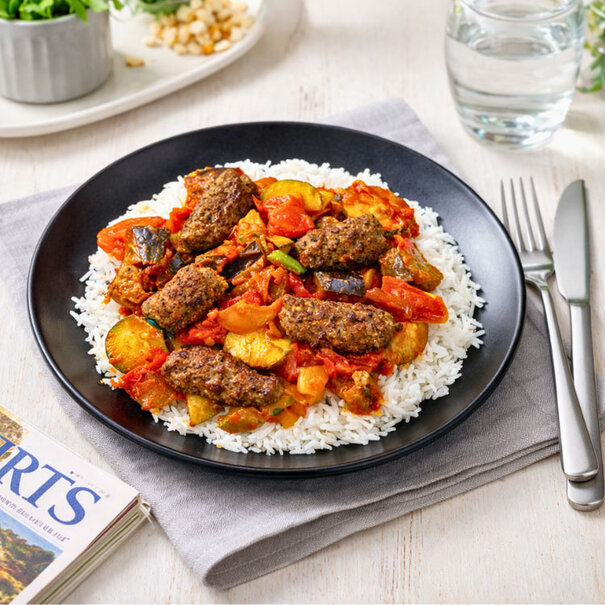 FoodPreps Kebab Ratatouille - Koolhydraatbewuste Afslankmaaltijd