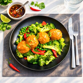 Coconut Curry Meatballs - Low Carb  Afslankmaaltijd