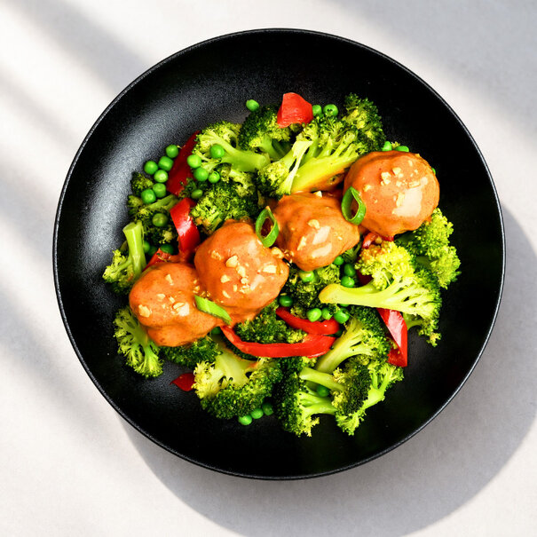 FoodPreps Coconut Curry Meatballs - Low Carb  Afslankmaaltijd