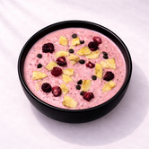 Overnight Oats Aardbei Banaan Chocolade