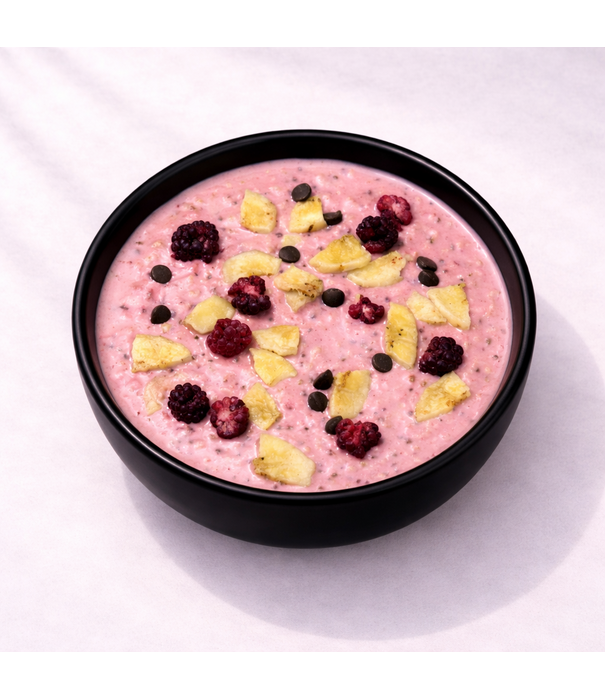 FoodPreps Overnight Oats Aardbei Banaan Chocolade