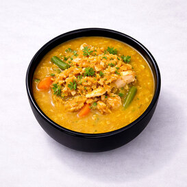Thaise Red Curry Soep met Kip