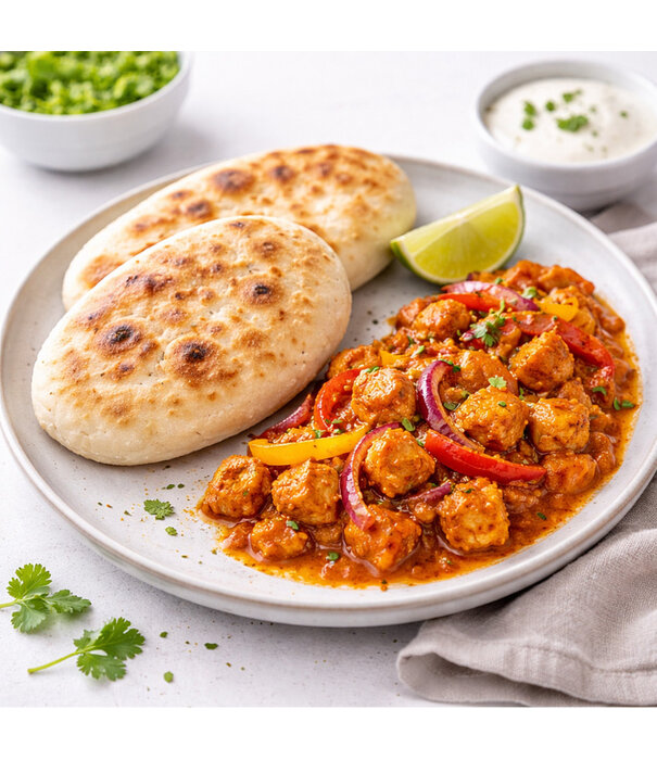 FoodPreps Tikka Masala met Naanbrood