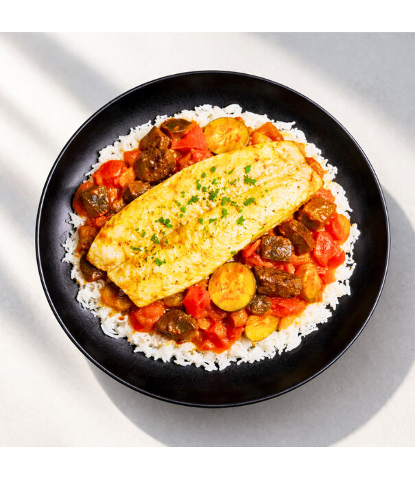 FoodPreps Panga Ratatouille - Eiwitrijke Droogtrain Maaltijd