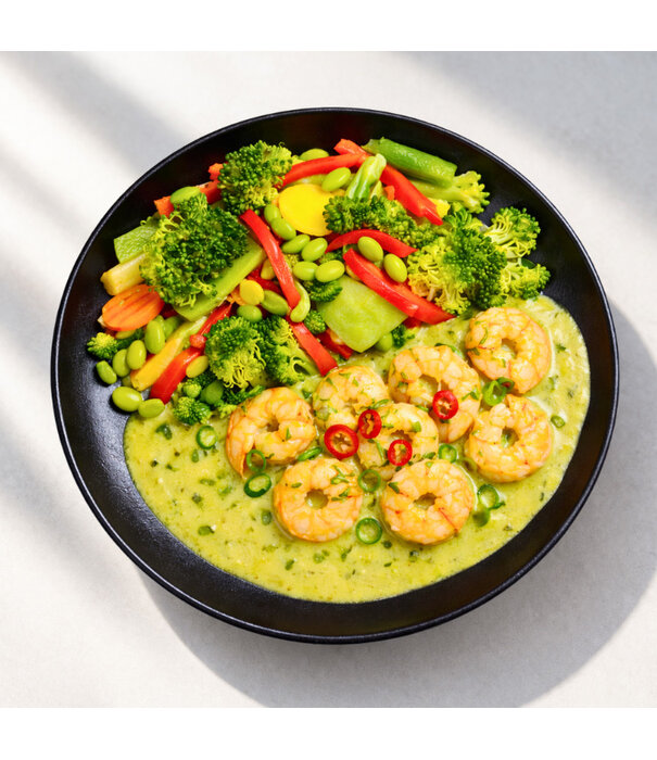 FoodPreps Gamba Curry - Low Carb Afslankmaaltijd