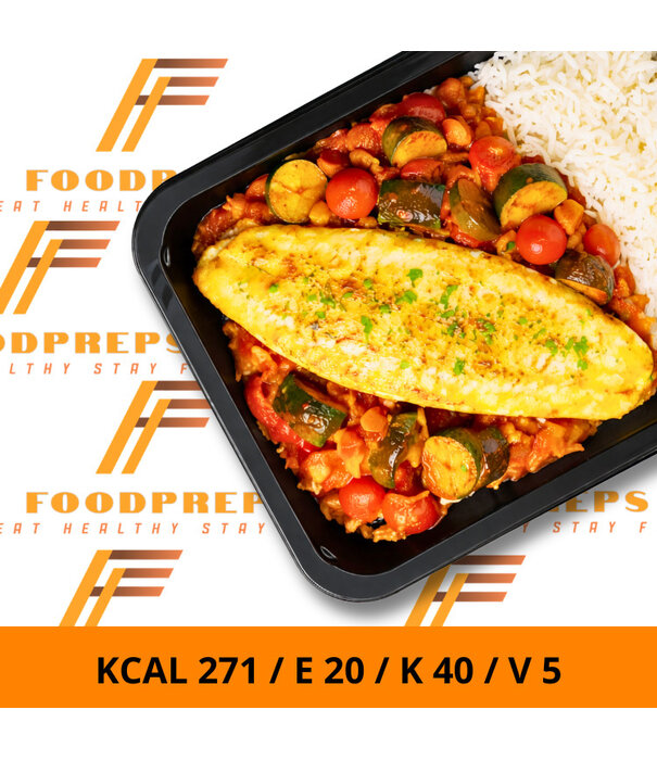FoodPreps Panga Ratatouille - Koolhydraatbewuste Afslankmaaltijd