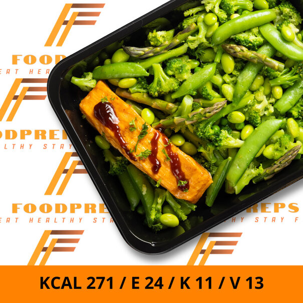 FoodPreps Zalmfilet- Low Carb Afslankmaaltijd