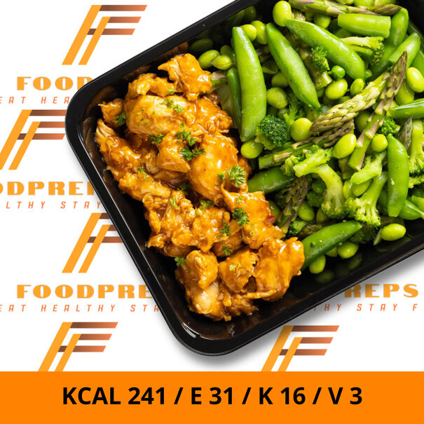 FoodPreps Teriyaki Chicken  - Low Carb  Afslankmaaltijd