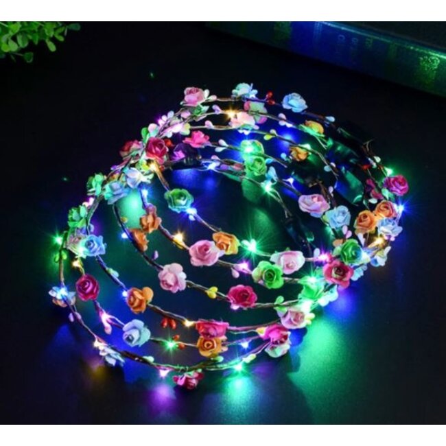 LED Tiara  / Haarband RGB