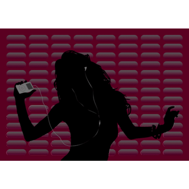 LED T-shirt Equalizer - Wit - Pink Lady