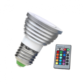 LED Spot RGB - 3 Watt - E27