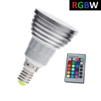 LED Spot RGB + Koel Wit - 5 Watt - E14