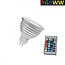 LED Spot RGB + Warm Wit - 5 Watt - MR16