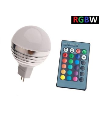 LED Bollamp RGB + Koel Wit - 5 Watt - MR16