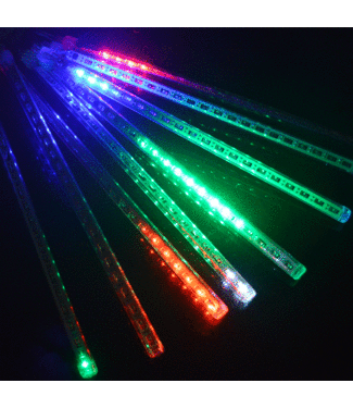 Kerstverlichting - LED Meteoorregen Buis - 20 cm - RGB