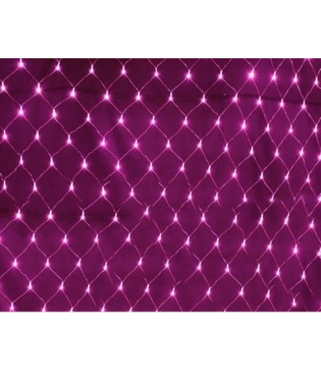 Kerstnet 1.5 x 1.5 Meter - Roze