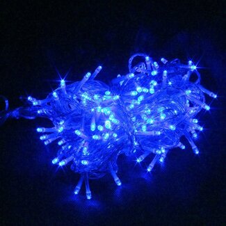 Kerstboomverlichting 10 Meter - Blauw  - Voor Binnen