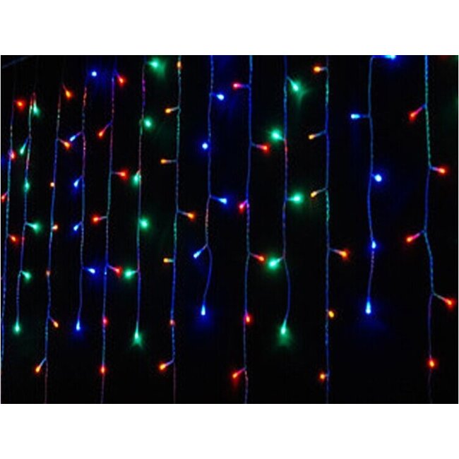 Kerst Gordijn 3.5 x 1.0 Meter - RGB