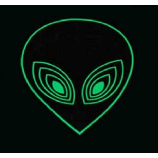 LED T-shirt Equalizer - Zwart - Aliën