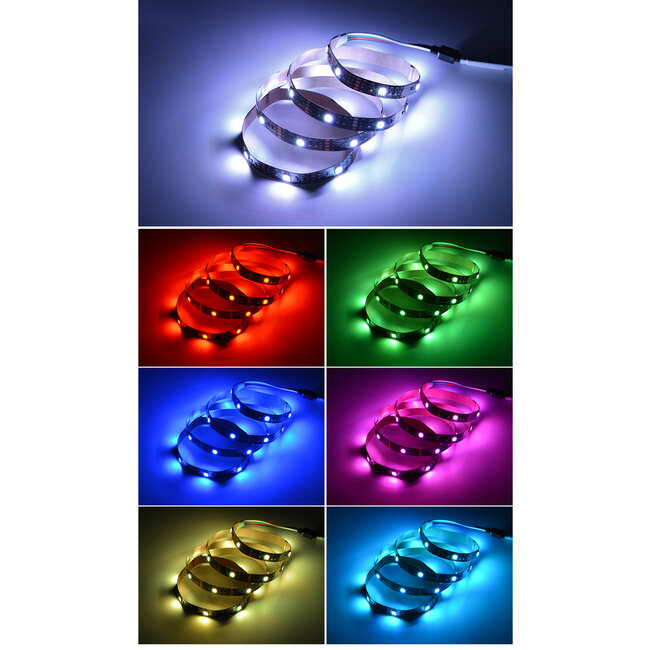 TV Verlichting LED Strip Set USB - Met afstandsbediening