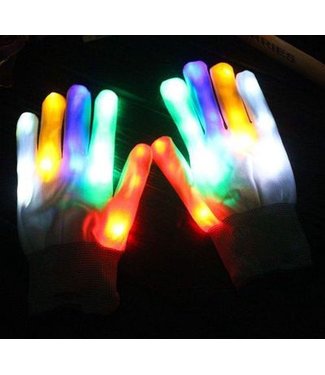 LED Handschoenen - Wit