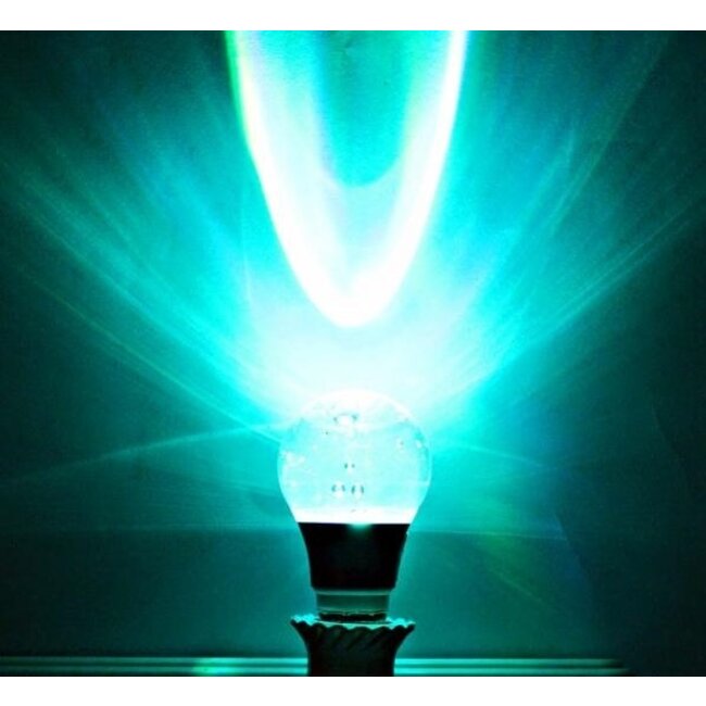 LED Kristal Bollamp RGB - 3 Watt - E27