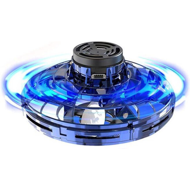 FlyNova Vliegende Spinner  -  LED - Blauw