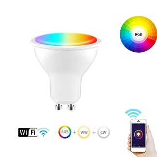 Slimme LED Spot RGB - 4 Watt - GU10 - WIFI