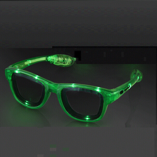 Lichtgevende Bril - Groen - LED