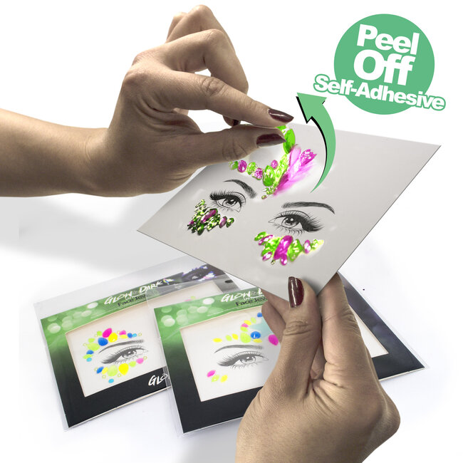 PaintGlow - Glow in the Dark Face Jewel