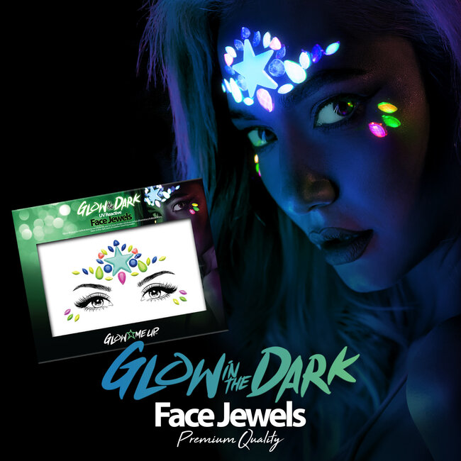 PaintGlow - Glow in the Dark Face Jewel