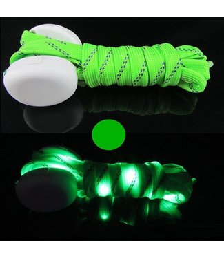 Lichtgevende  Nylon Veters - LED - Groen