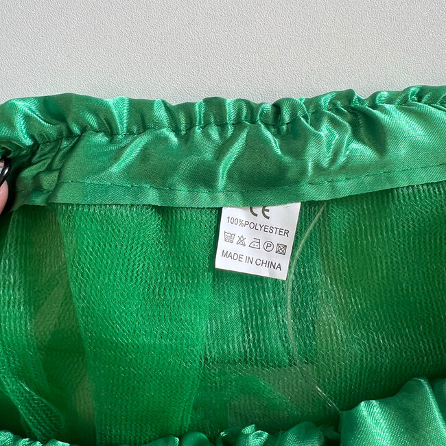 LED Rokje/Tutu en Tiara Mini Set - Groen