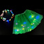 LED Rokje/Tutu en Tiara Mini Set - Groen