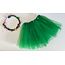 LED Rokje/Tutu en Tiara Mini Set - Groen