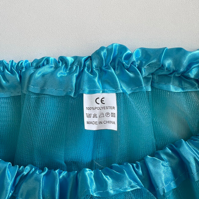 LED Rokje/Tutu en Tiara Mini Set - Lichtblauw