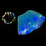 LED Rokje/Tutu en Tiara Mini Set - Lichtblauw