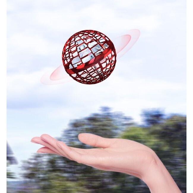 FlyNova  Pro Vliegende Spinner -  LED - Rood