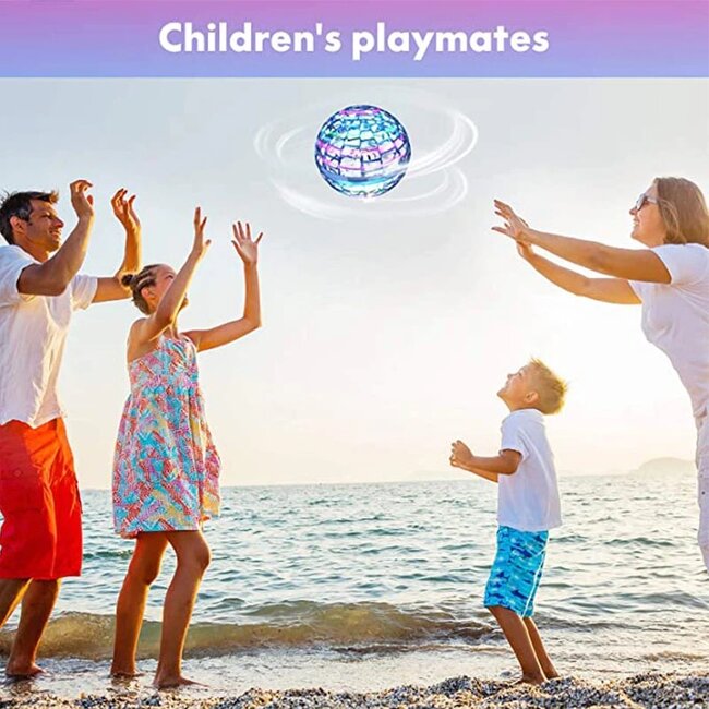 FlyNova  Pro Vliegende Spinner -  LED - Roze