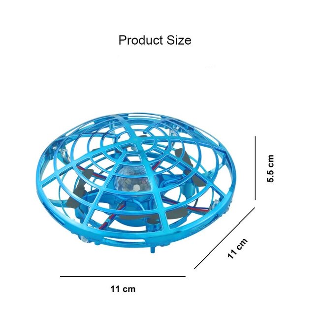 Mini Ufo Drone - Blauw - Met Afstandsbediening