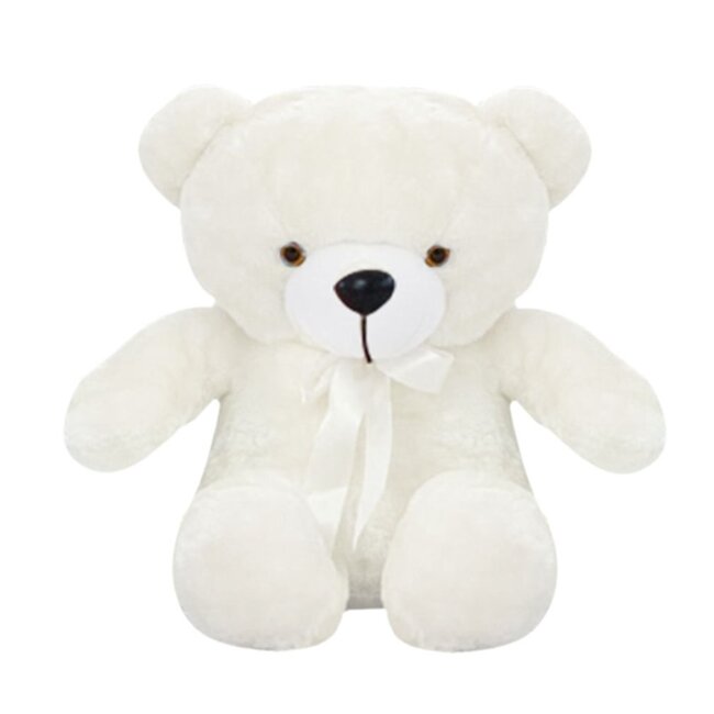 Lichtgevende Knuffelbeer - Wit - LED