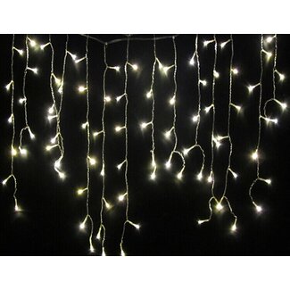 Kerstverlichting Gordijn 4 x 0,8 Meter - Koel Wit - Voor Buiten