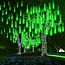 Kerstverlichting Druppels met Stekker - LED Meteoorregen - Groen
