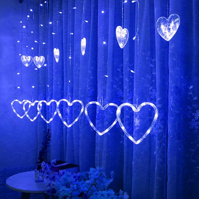 Lichtgevend Gordijn Hartje - 4 Meter