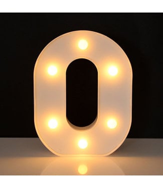 Lichtgevende Cijfers - 16 cm - Wit - LED