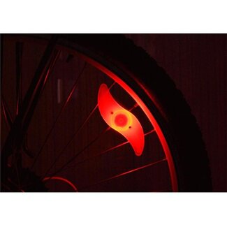 LED Fietswiel Verlichting Set - 2 stuks - Rood LED Fietswiel Verlichting Set - 2 stuks - Rood