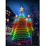 MagicGlow Slimme Kerstboomverlichting Net - RGB Kleuren, Bluetooth en App