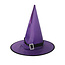 Heksenhoed Halloween met LED Lichtjes - Paars - Verkleedaccessoire