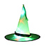 Heksenhoed Halloween met LED Lichtjes - Groen - Verkleedaccessoire