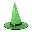 Heksenhoed Halloween met LED Lichtjes - Groen - Verkleedaccessoire